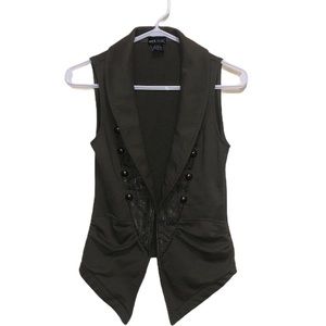 Wet seal olive green vest